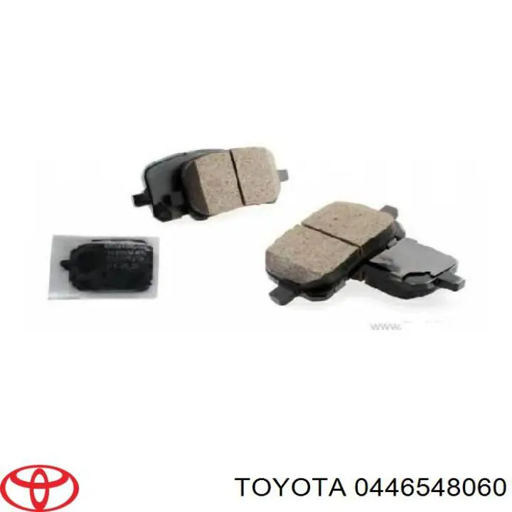 Compre 0446548060 Toyota Sapatas do freio dianteiras de disco