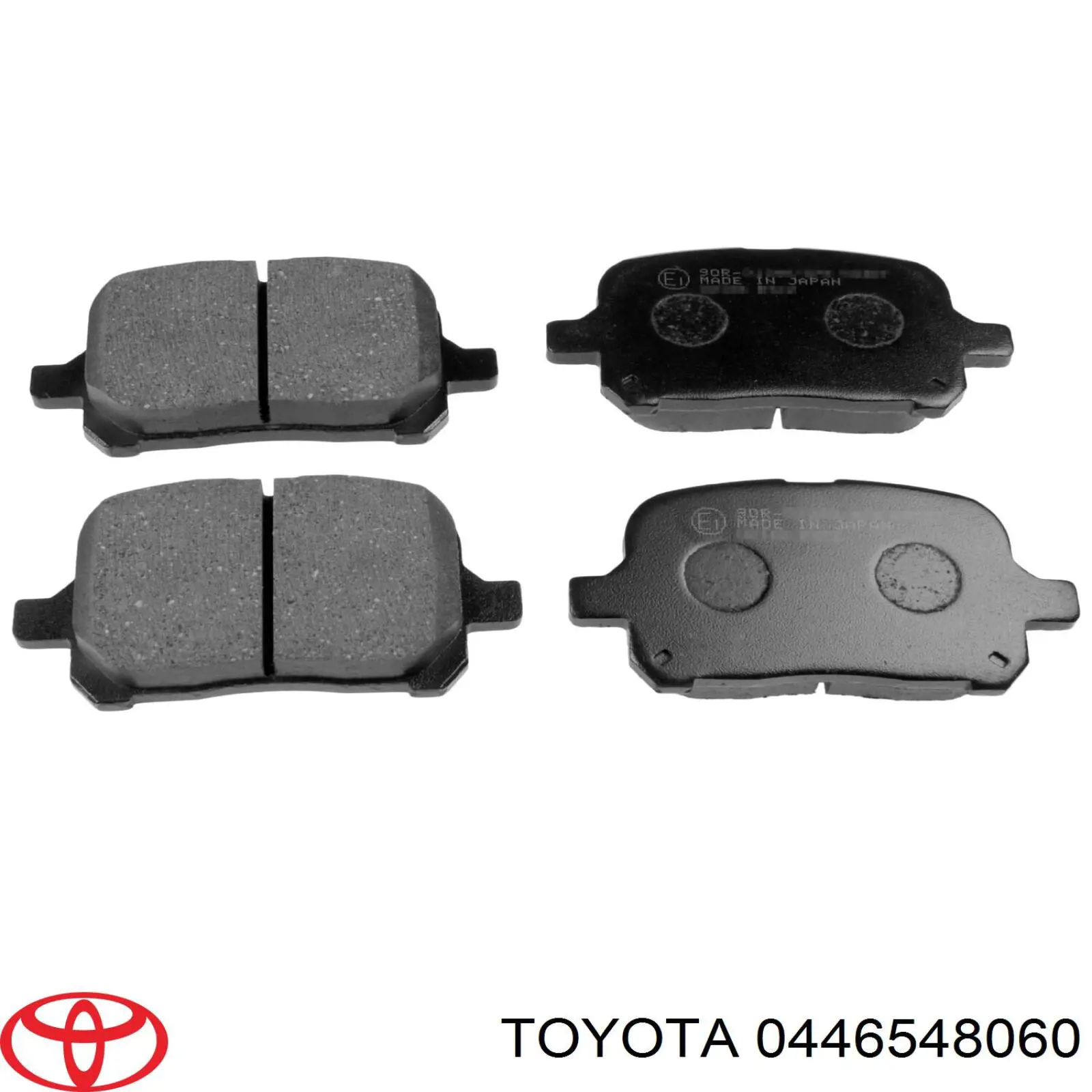 Sapatas do freio dianteiras de disco Toyota 0446548060 preço, a partir de 34,14 USD
