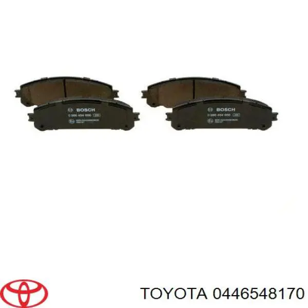 Sapatas do freio dianteiras de disco Toyota 0446548170 preço, a partir de 42,98 USD