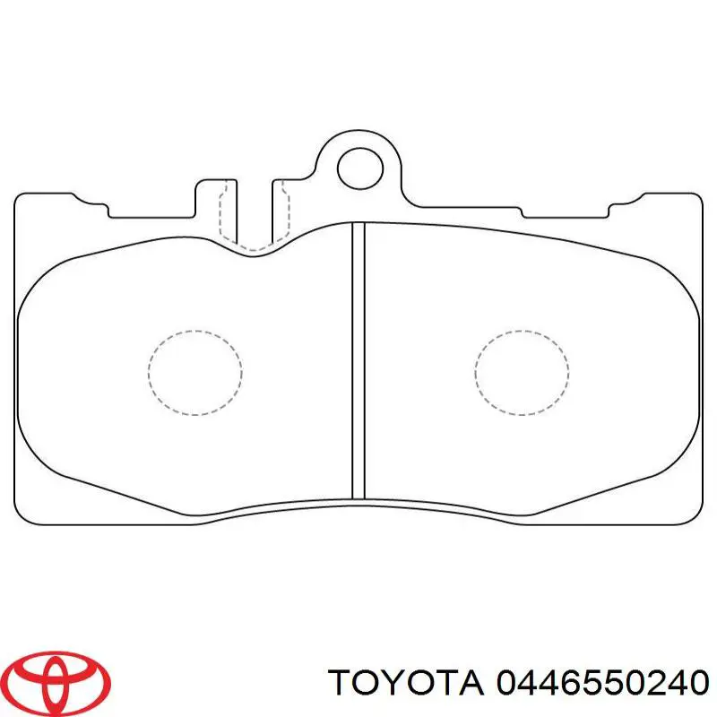 Sapatas do freio dianteiras de disco Toyota 0446550240 preço, a partir de 37,66 USD