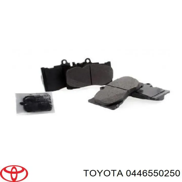 Compre 0446550250 Toyota Sapatas do freio dianteiras de disco