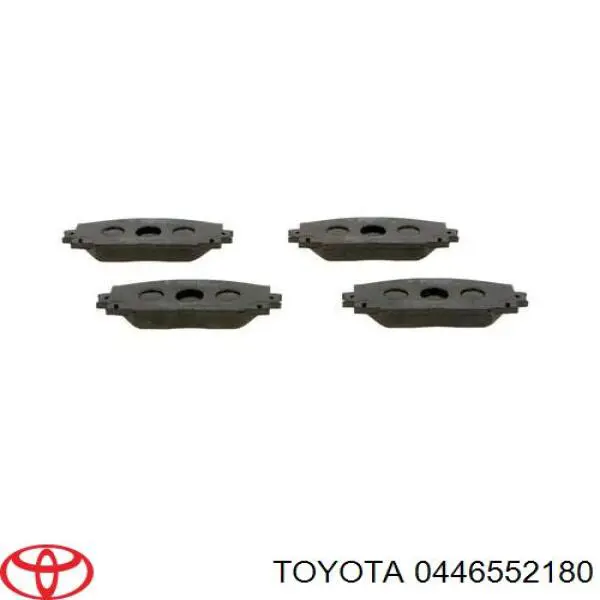 Sapatas do freio dianteiras de disco Toyota 0446552180 preço, a partir de 32,44 USD