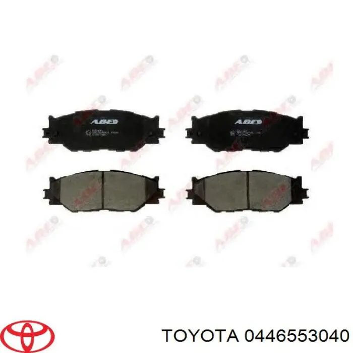 Sapatas do freio dianteiras de disco Toyota 0446553040 preço, a partir de 46,39 USD