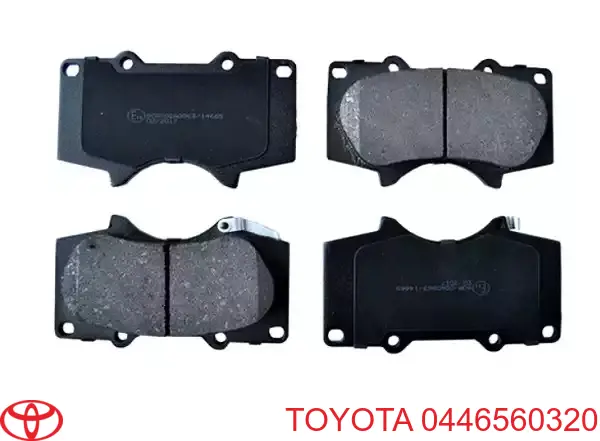 Sapatas do freio dianteiras de disco Toyota 0446560320 preço, a partir de 34,84 USD