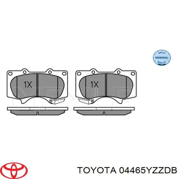 Sapatas do freio dianteiras de disco Toyota 04465YZZDB preço, a partir de 33,02 USD