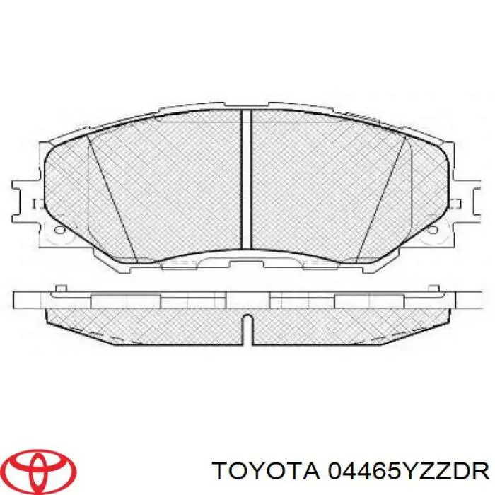Sapatas do freio dianteiras de disco Toyota 04465YZZDR preço, a partir de 29,07 USD