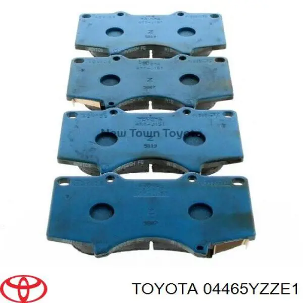 Sapatas do freio dianteiras de disco Toyota 04465YZZE1 preço, a partir de 32,96 USD