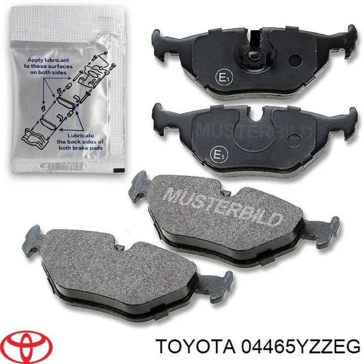 Sapatas do freio dianteiras de disco Toyota 04465YZZEG preço, a partir de 34,10 USD