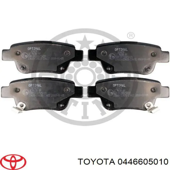Sapatas do freio traseiras de disco Toyota 0446605010 preço, a partir de 27,05 USD