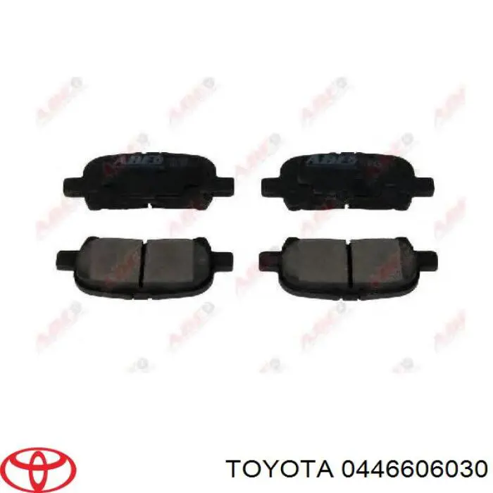 Sapatas do freio traseiras de disco Toyota 0446606030 preço, a partir de 32,97 USD