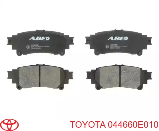Sapatas do freio traseiras de disco Toyota 044660E010 preço, a partir de 31,43 USD
