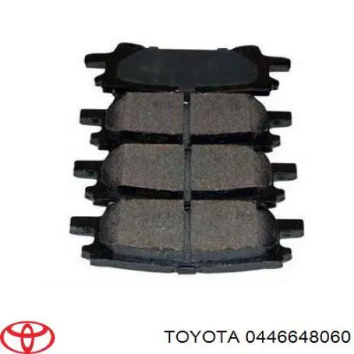 Sapatas do freio traseiras de disco Toyota 0446648060 preço, a partir de 36,73 USD