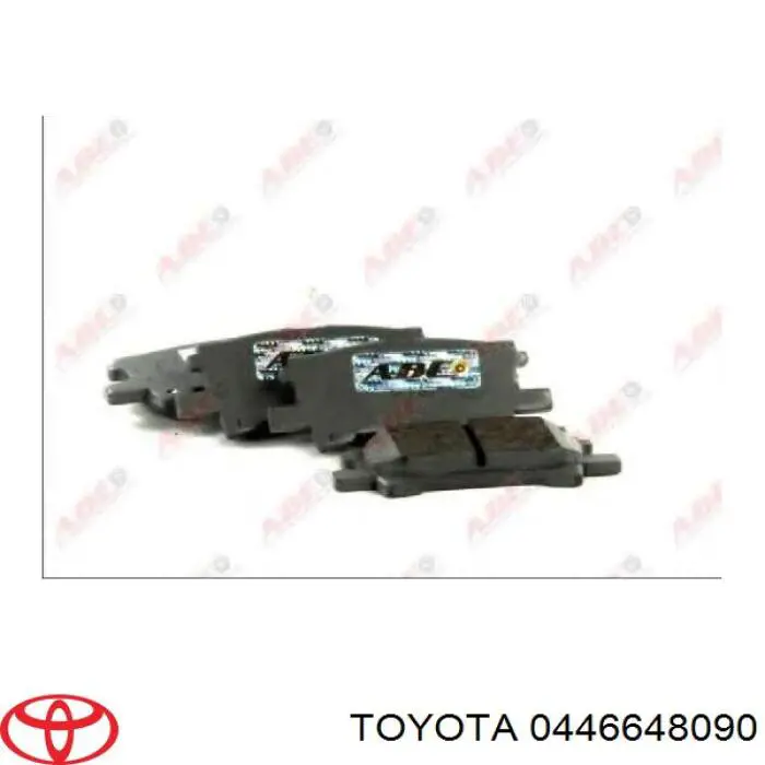 Sapatas do freio traseiras de disco Toyota 0446648090 preço, a partir de 26,20 USD