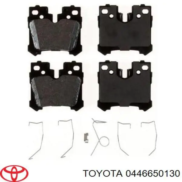 Sapatas do freio traseiras de disco Toyota 0446650130 preço, a partir de 104,21 USD