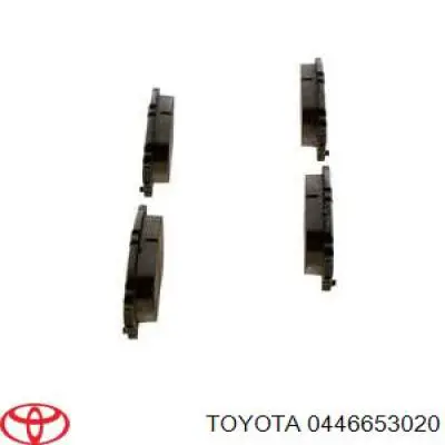 Compre 0446653020 Toyota Sapatas do freio traseiras de disco