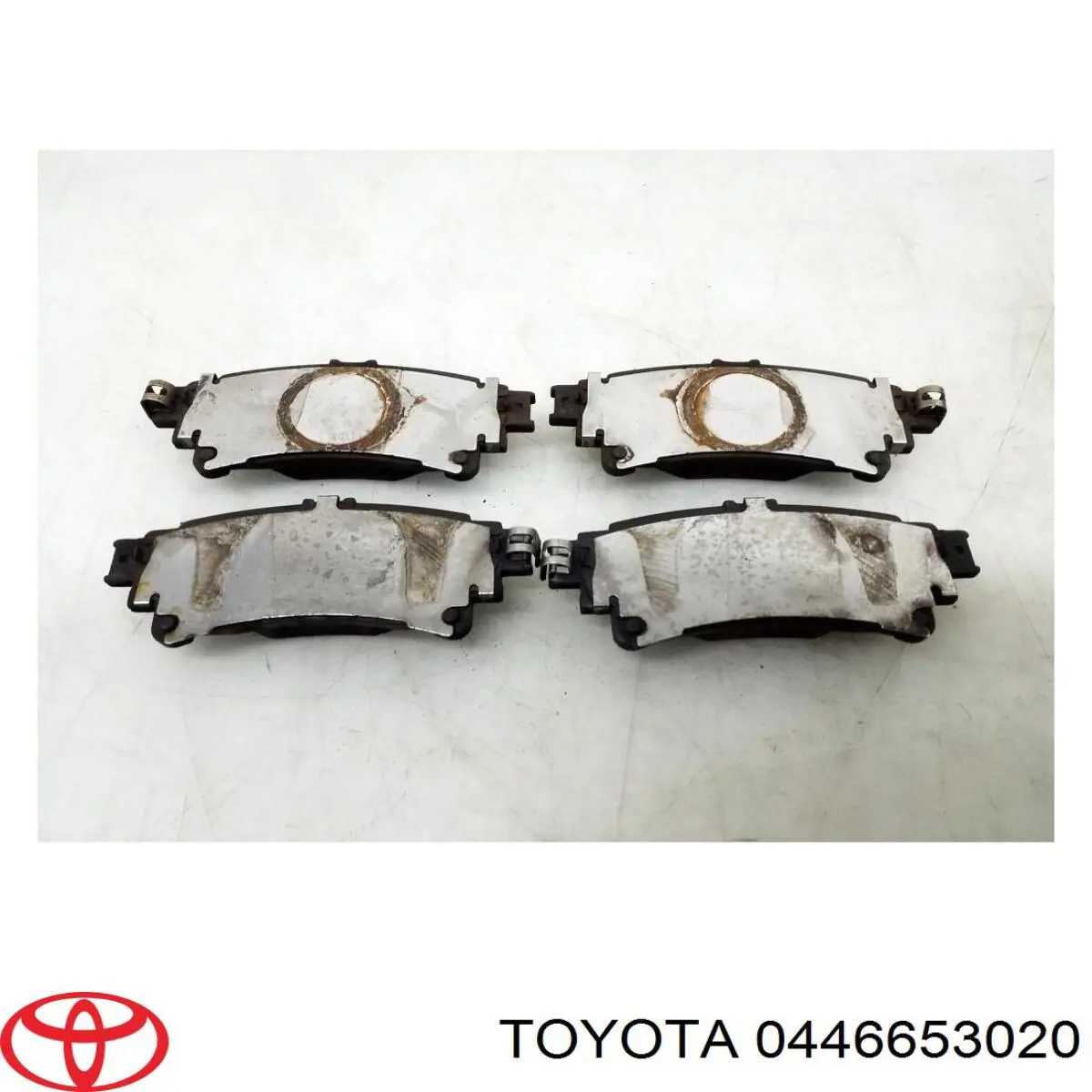 Sapatas do freio traseiras de disco 0446653020 Toyota