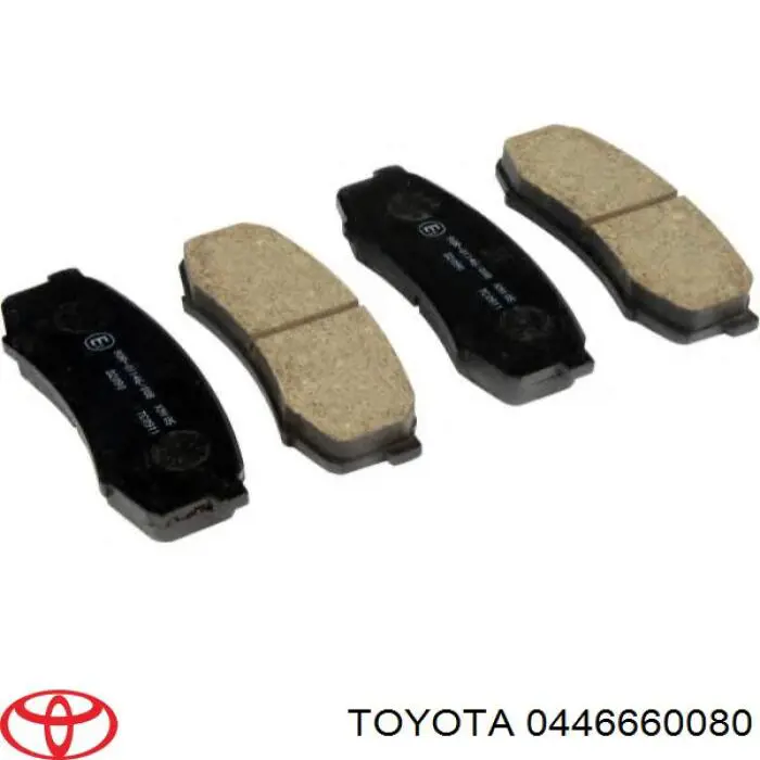 Sapatas do freio traseiras de disco Toyota 0446660080 preço, a partir de 23,39 USD