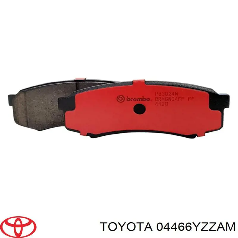 Sapatas do freio traseiras de disco Toyota 04466YZZAM preço, a partir de 20,59 USD