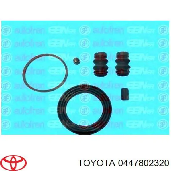 0447802320 Toyota Kit de reparação de suporte do freio dianteiro