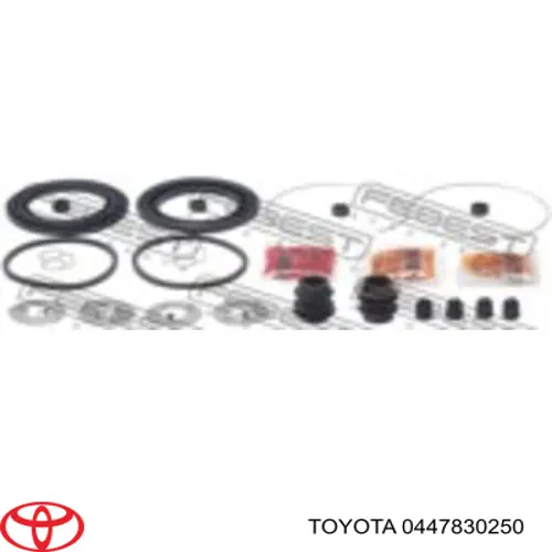 0447830250 Toyota Kit de reparação de suporte do freio dianteiro