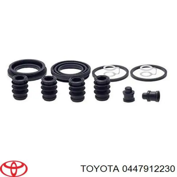 0447912230 Toyota Kit de reparação de suporte do freio traseiro