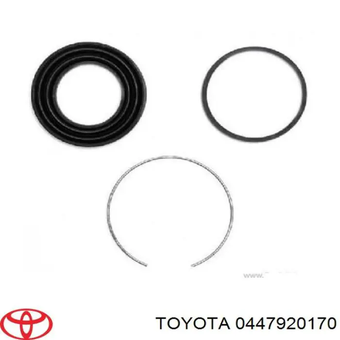 0447920170 Toyota Kit de reparação de suporte do freio dianteiro