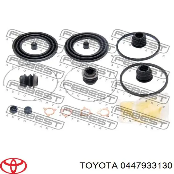 Kit de reparação de suporte do freio dianteiro Toyota 0447933130 preço, a partir de 15,43 USD