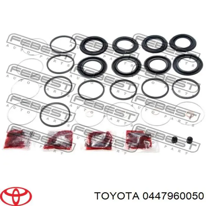 0447960050 Toyota Kit de reparação de suporte do freio dianteiro