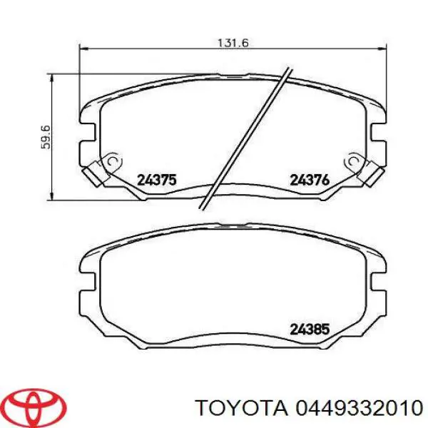 Kit de reparação de cilindro mestre do freio Toyota 0449332010 preço, a partir de 204,00 USD