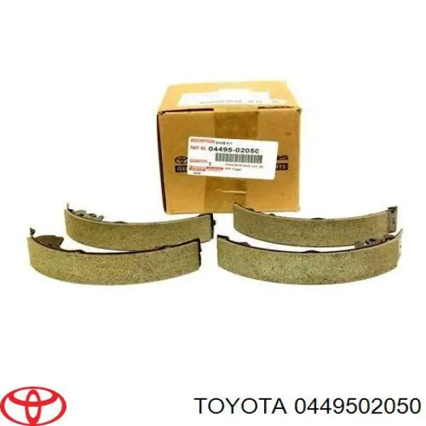 Sapatas do freio traseiras de tambor Toyota 0449502050 preço, a partir de 38,12 USD