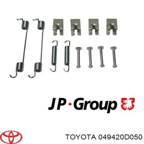Kit de montagem das sapatas traseiras de tambor Toyota 049420D050 preço, a partir de 5,83 USD