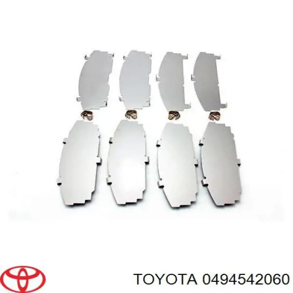 0494542060 Toyota Chapa anti-ruído de fixação do freio de sapata dianteira