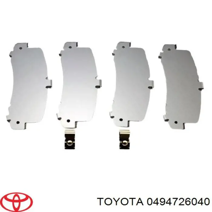 Sapatas do freio traseiras de disco Toyota Hiace III H10