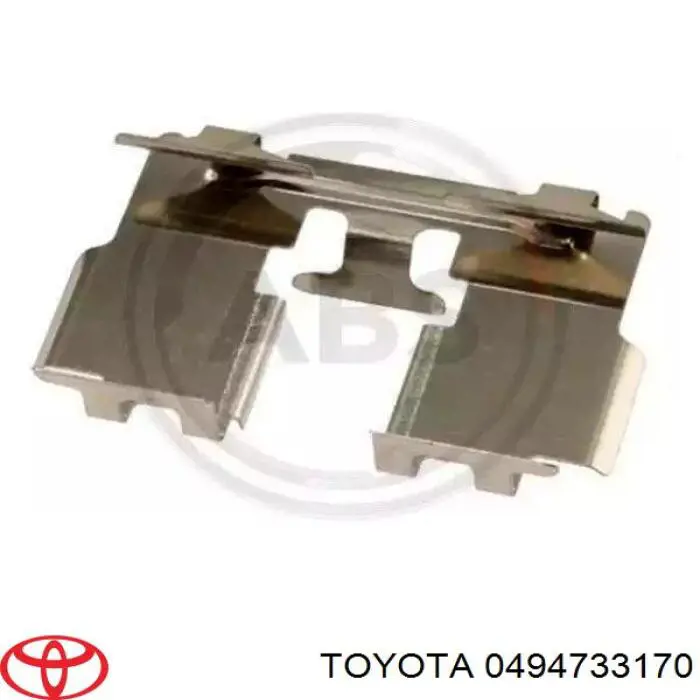 0494733170 Toyota Kit de reparação dos freios dianteiros