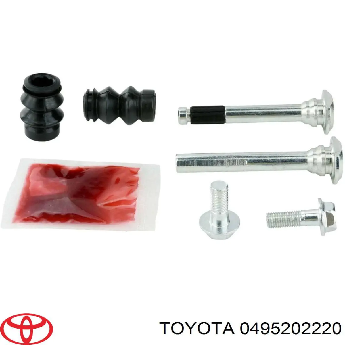 0495202220 Toyota Kit de reparação de suporte do freio dianteiro