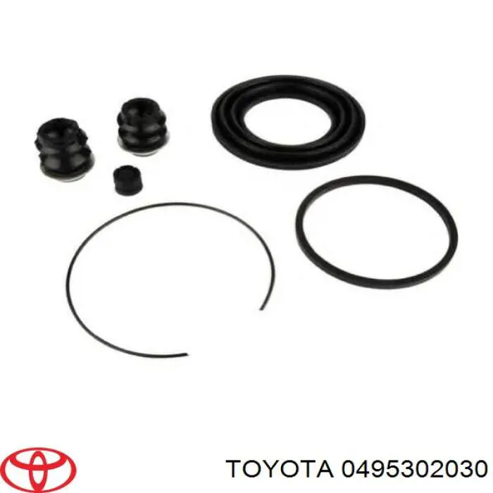 0495302030 Toyota Bota de proteção de suporte guia do freio dianteiro