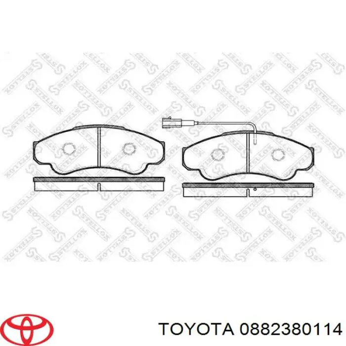0882380114 Toyota Fluido de freio
