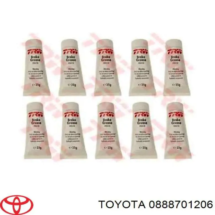 0888701206 Toyota Lubrificante de suportes guia