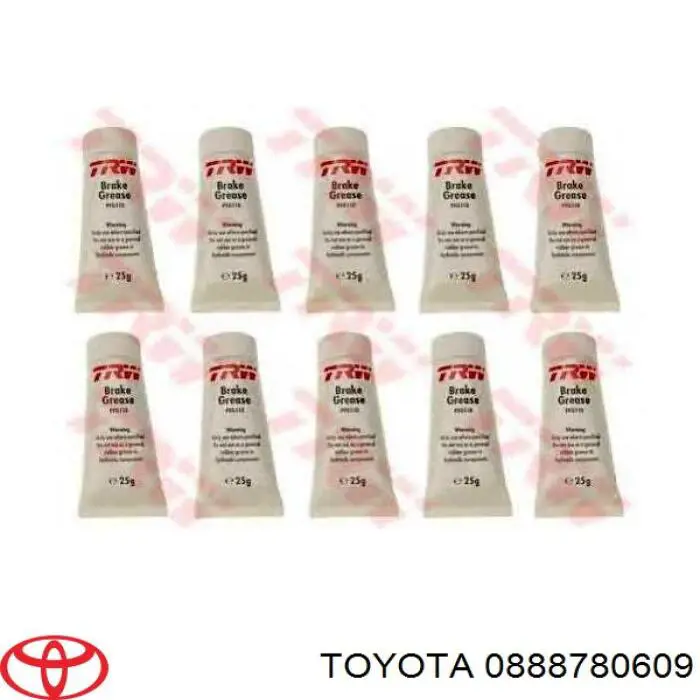 Lubrificante dos sistemas de frenagem Toyota 0888780609 preço, a partir de 55,16 USD
