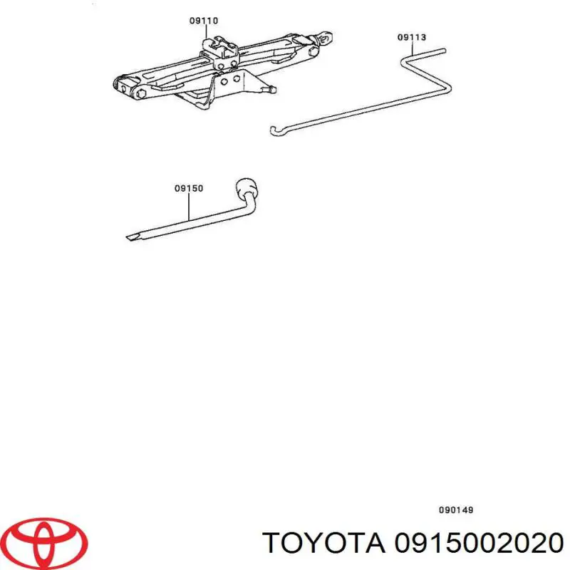 Chave para os pneus (de encaixe) Toyota 0915002020 preço, a partir de 5,25 USD