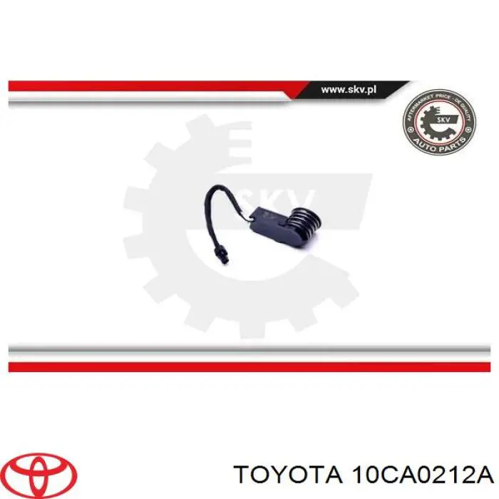 Sensor traseiro de sinalização de estacionamento (sensor de estacionamento) 10CA0212A Toyota