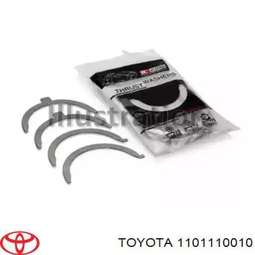 TW1415A Japan Parts Semianel de suporte (de carreira) de cambota, STD, kit