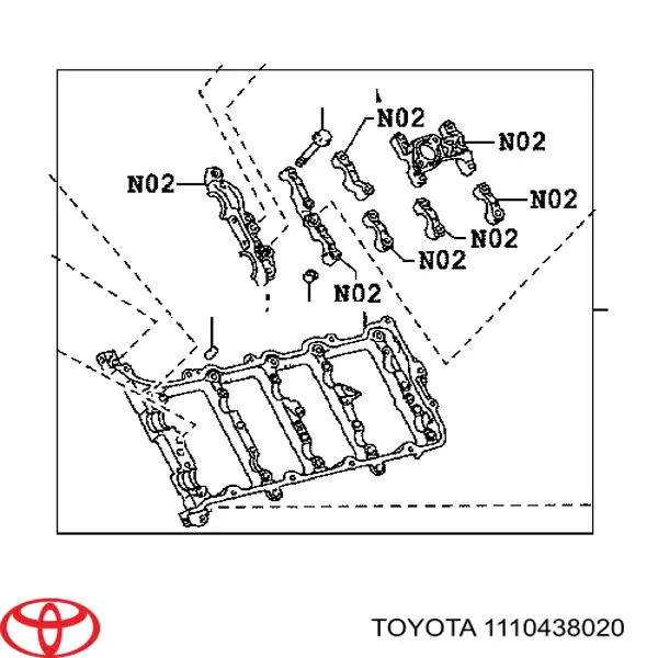  Toyota 1110438020 preço, a partir de 506,92 USD