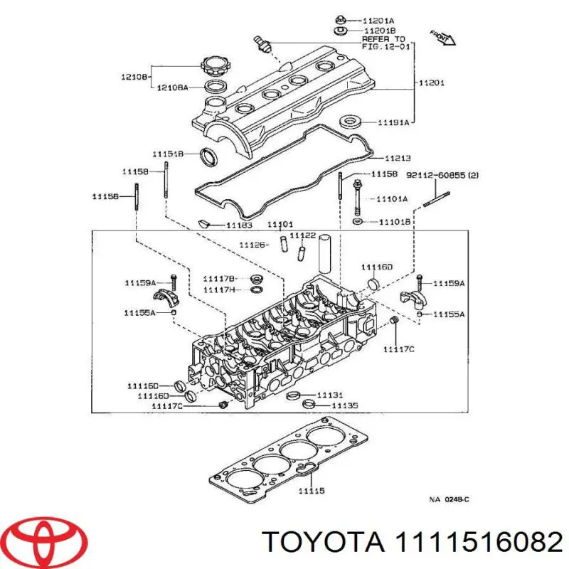 Vedante de cabeça de motor (CBC) Toyota 1111516082 preço, a partir de 19,63 USD