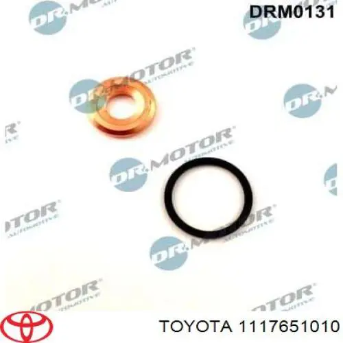 Anel (arruela) do injetor de ajuste Toyota 1117651010 preço, a partir de 2,08 USD