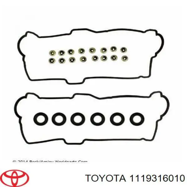Compre 1119316010 Toyota Vedante da tampa de válvulas de motor, anel