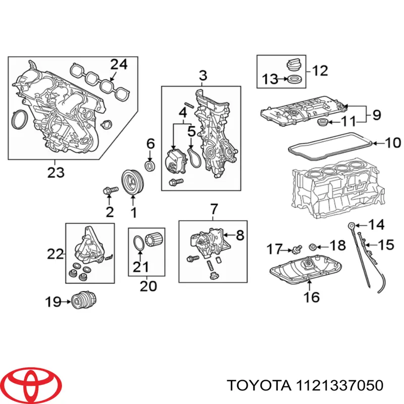 1121337050 Toyota Vedante de tampa do gargalho de enchimento de óleo