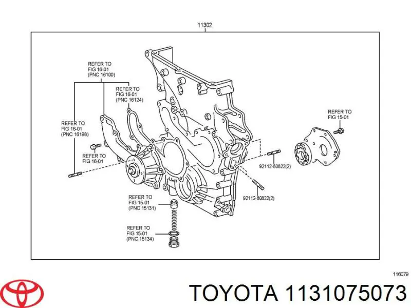 Bomba de óleo Toyota 1131075073 preço, a partir de 311,14 USD
