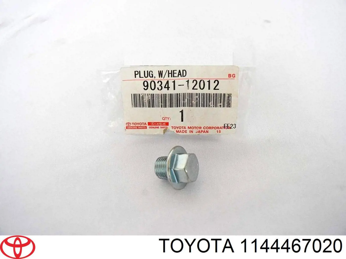 1144467020 Toyota Tampão CBC/do bloco de cilindros