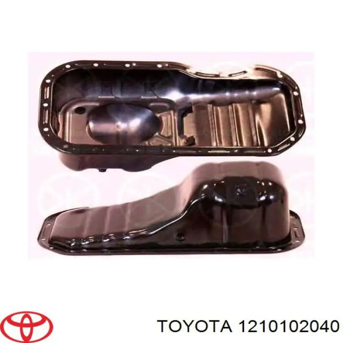 Panela de óleo de cárter do motor Toyota 1210102040 preço, a partir de 226,34 USD